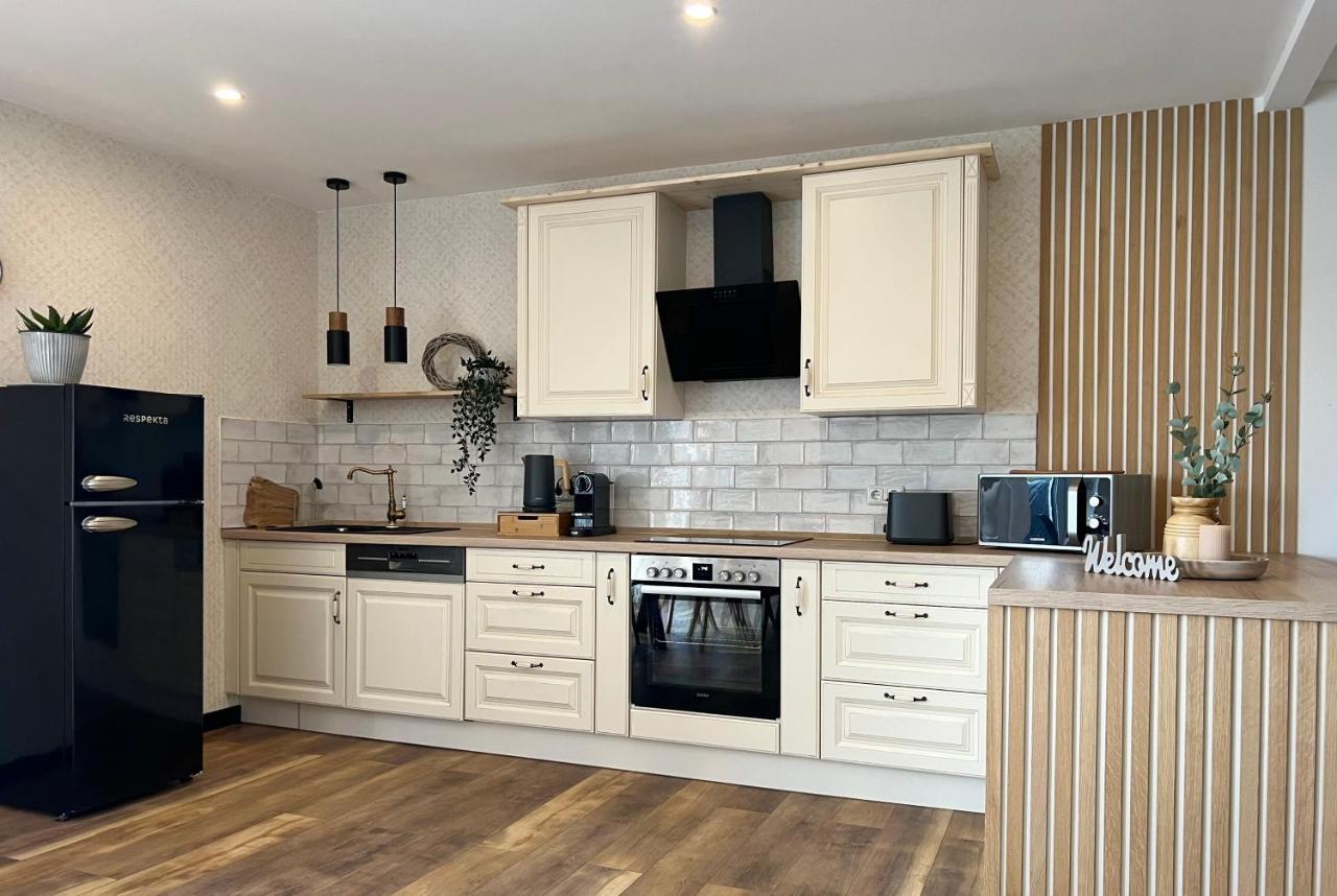 Grosse Wohnung Wellness + Sauna + Netflix Petershagen Buitenkant foto