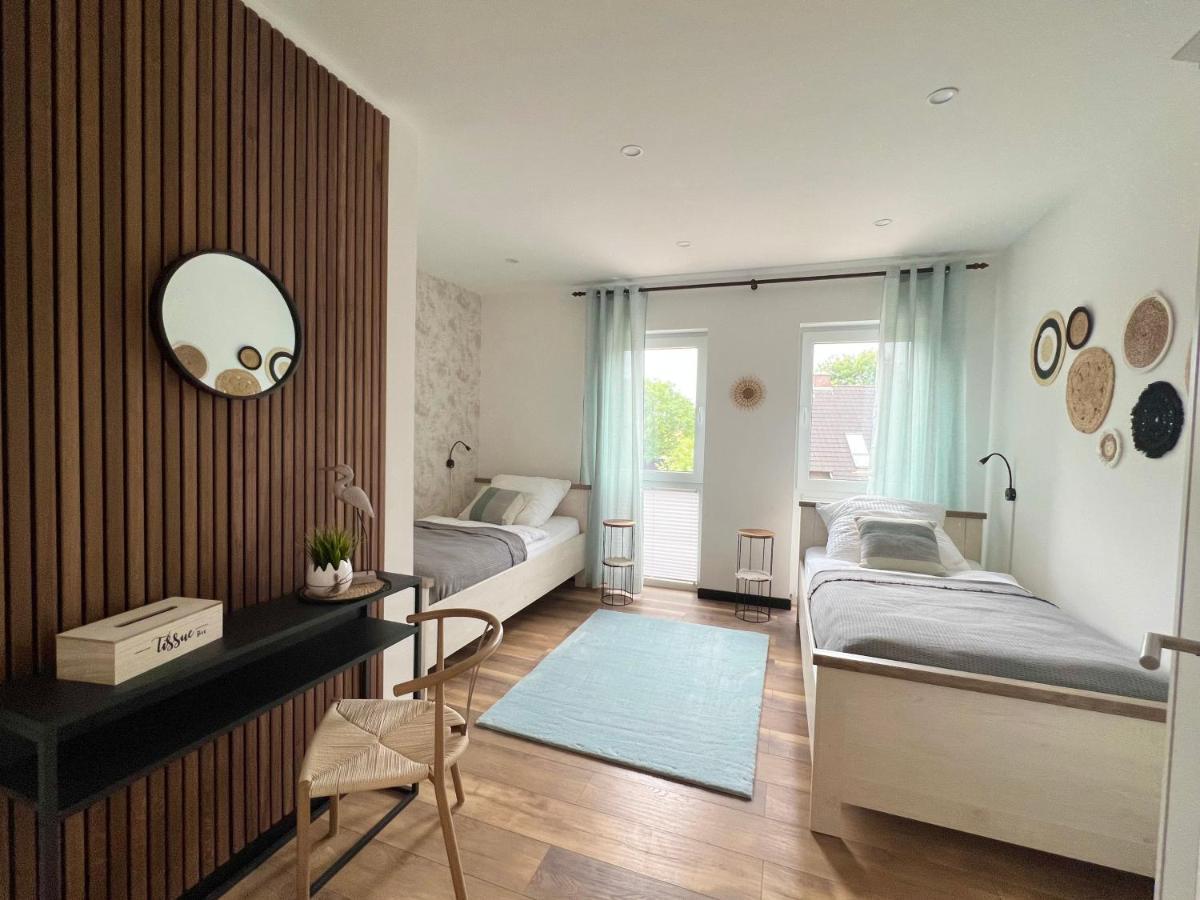 Grosse Wohnung Wellness + Sauna + Netflix Petershagen Buitenkant foto
